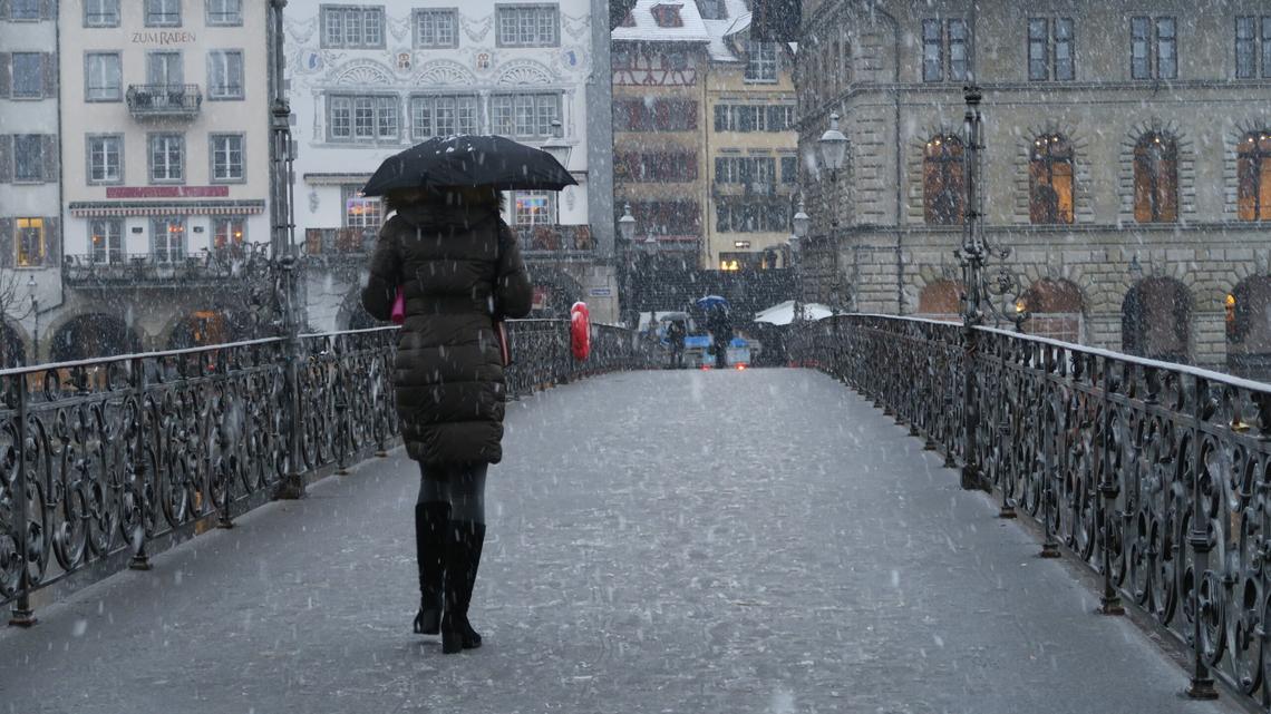 So schön verzaubert der erste Schnee der Saison Luzern