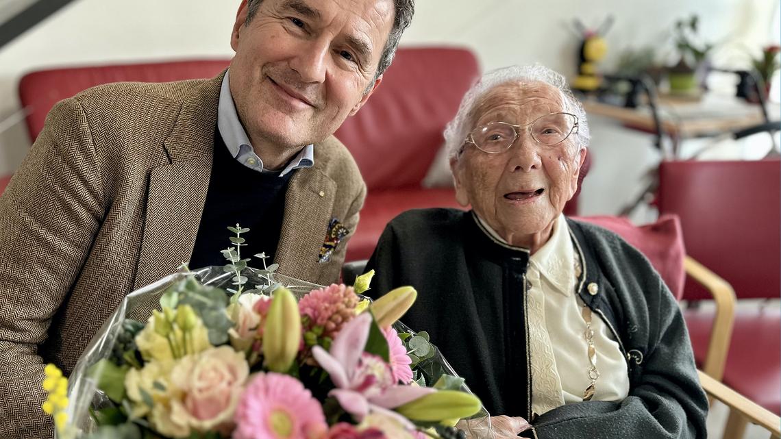 Stadtzugerin feiert ihren 101. Geburtstag mit hohem Besuch