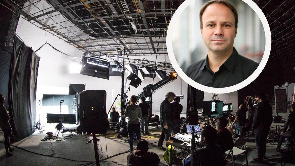 Licht, Kamera, grosse Teams: Filmproduktion sind Energiefresser- HSLU-Projektleiter Florian Krautkrämer hat darum einen neuen Studiengang ins Leben gerufen.