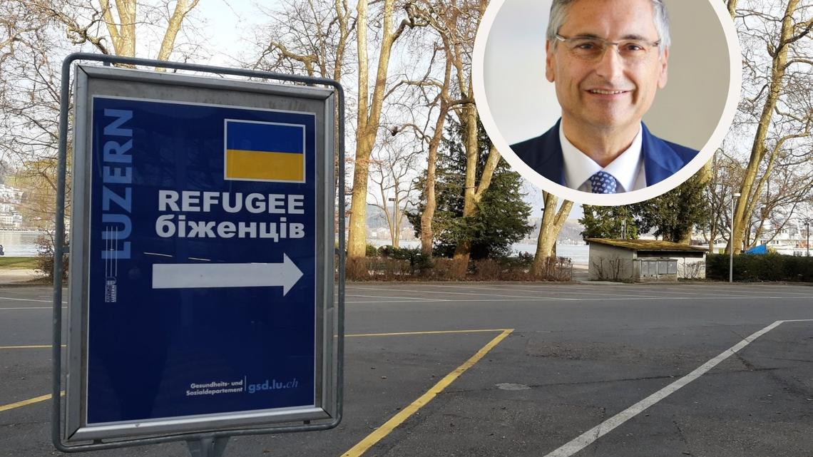 Guido Graf Fluechtlinge Inseli Ukraine Checkpoint