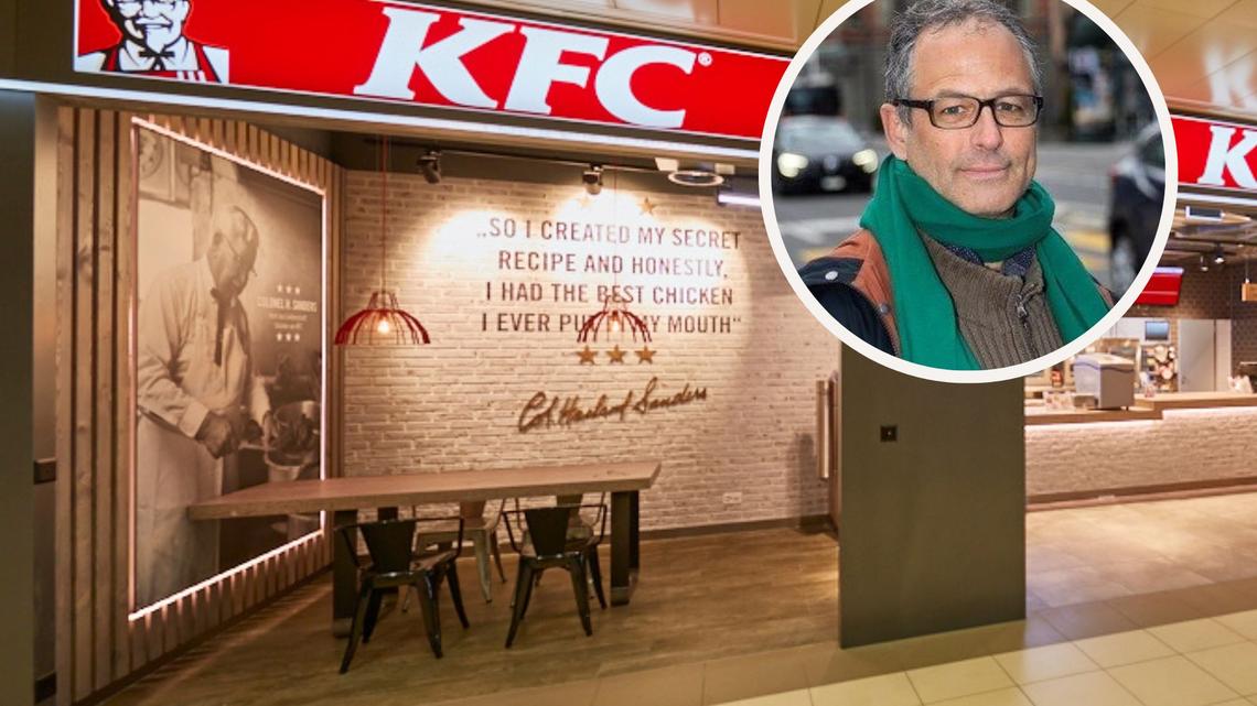 Dominik Hertach vom VCS Luzern kritisierte die Baupläne der geplanten KFC-Filiale in Ebikon.