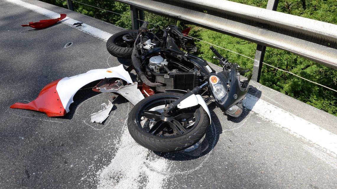 Schüpfheim: Motorradfahrer nach Selbstunfall schwer verletzt