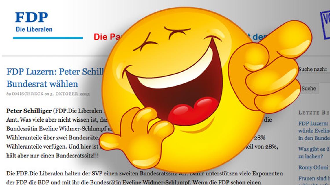 Internet-Profi veräppelt Luzerner FDP