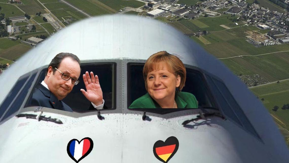 Sperrzone wegen Neat-Flug von Merkel und Hollande?