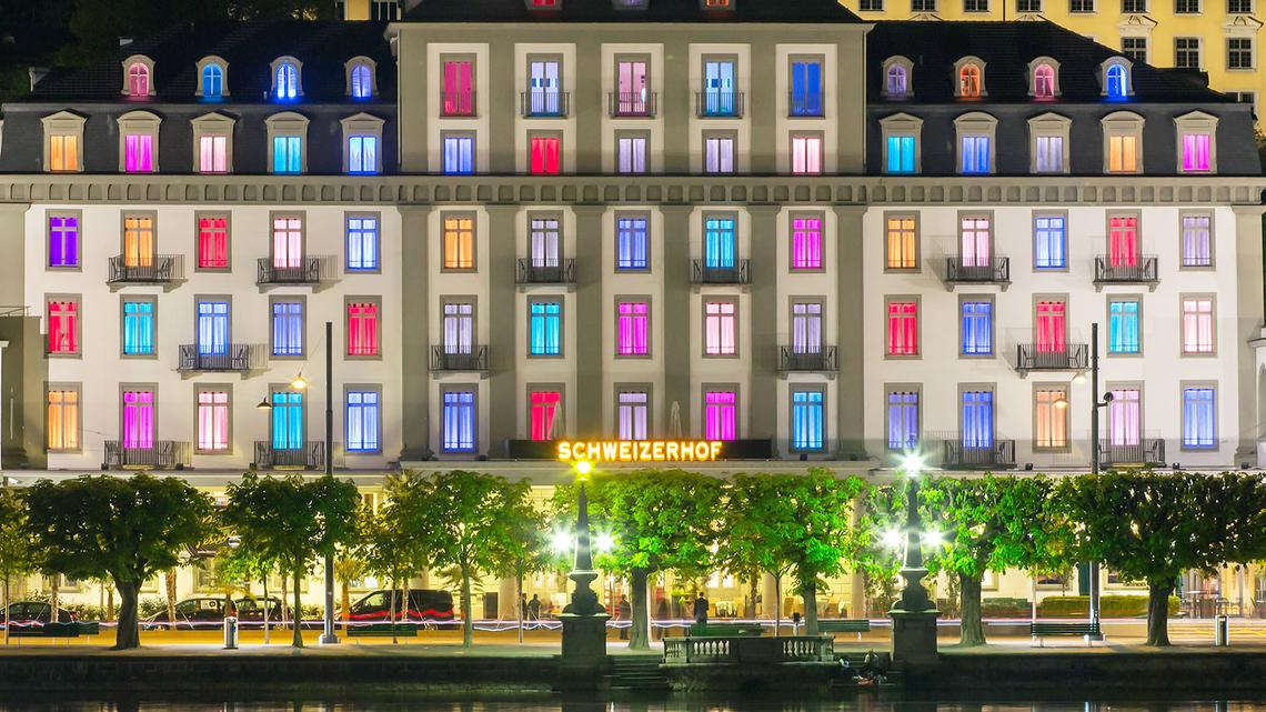 Luzern: «Schweizerhof» bald ohne farbige Fenster?