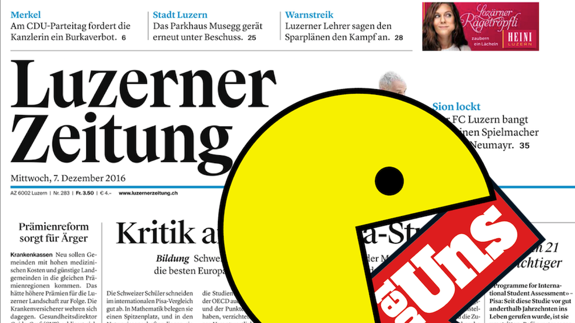 Dicke Überraschung: Luzerner Zeitung krallt sich beiUns.ch