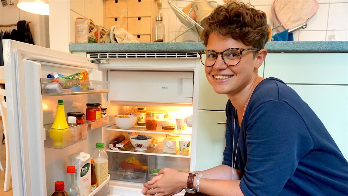 Mein Kühlschrank: Zur Not vegane Salami