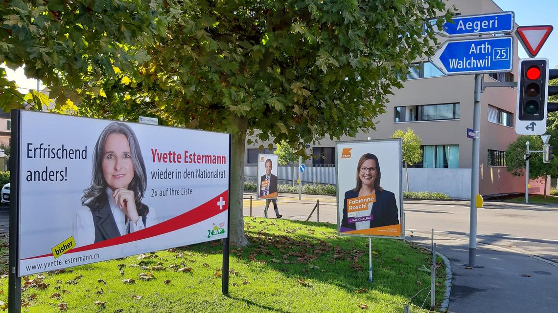 Luzerner Nationalrätin macht Wahlpropaganda in Zug