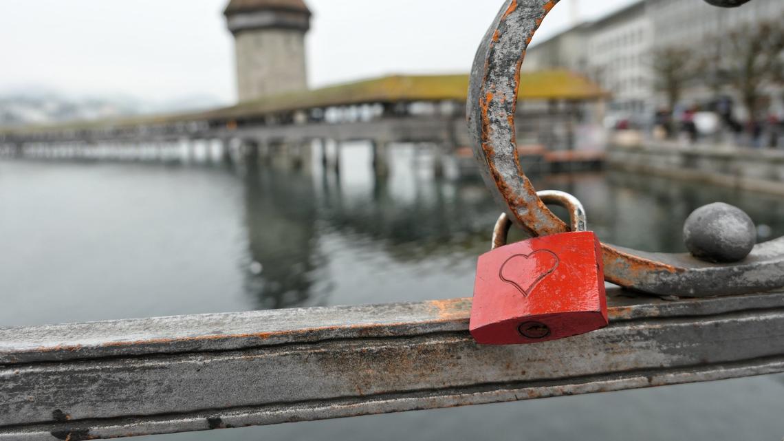 Stadt Luzern hat kein Herz für Liebesschlösser