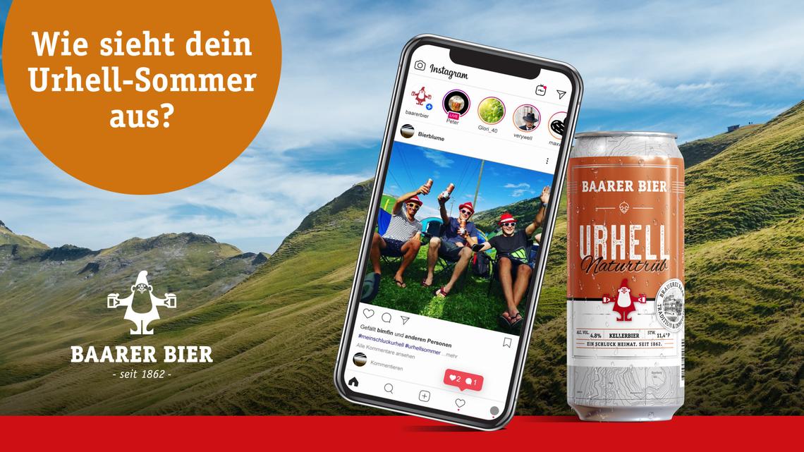 Die Brauerei Baar feiert den Sommer 2020 gemeinsam mit den Fans: Urhelle Freude