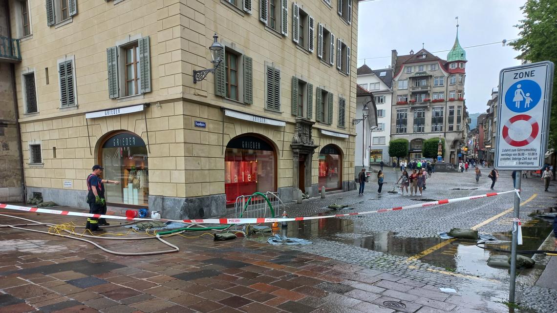 Hochwasser in Luzern: Das Schlimmste scheint überstanden