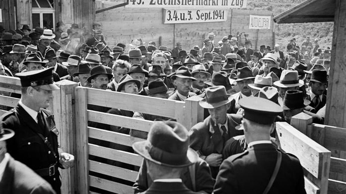 Der Zuger Stierenmarkt während des zweiten Weltkrieges