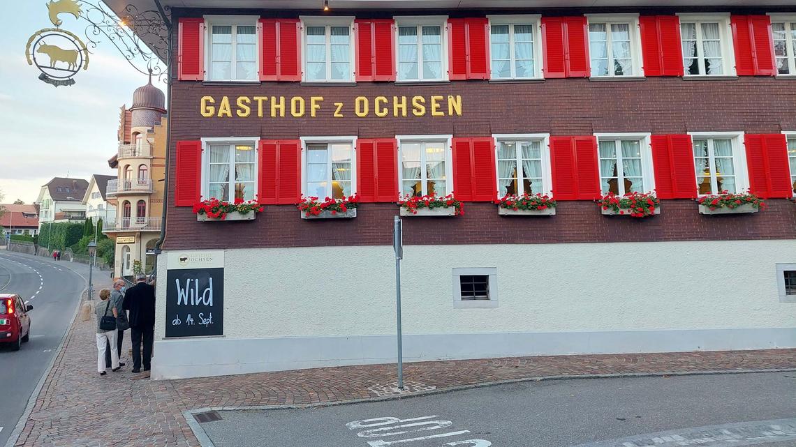 Seit bald 500 Jahren im Rothenburger Dorfzentrum: Der Ochsen.