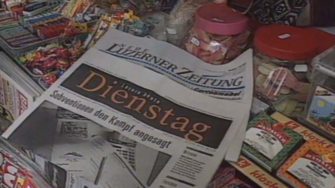 Im SRF-Archiv finden sich etliche TV-Berichte über die Veränderungen in der Luzerner Medienlandschaft.