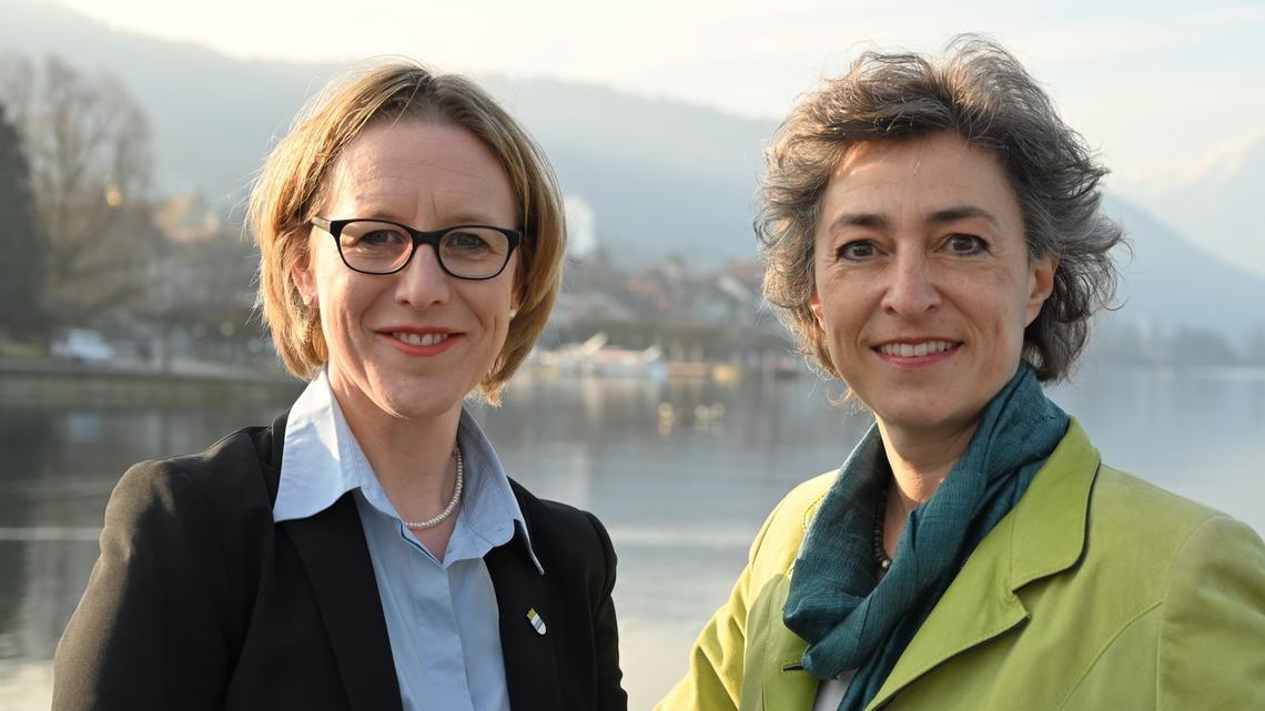 Die linke Wahlallianz kämpft mit Barbara Gysel (SP) um einen Sitz im Zuger Stadtrat und mit Tabea Zimmermann Gibson um einen Sitz in der Zuger Regierung.