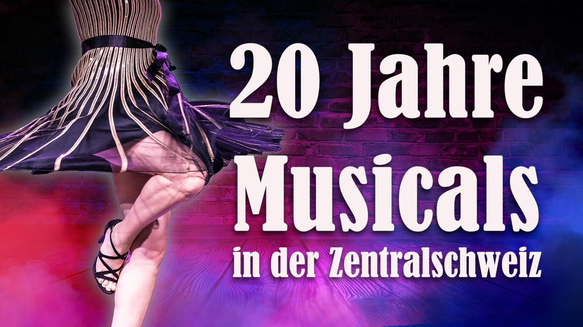 Am Galaabend „20 Jahre“ wird auf zwei Dekaden Zentralschweizer Musicalgeschichte zurückgeschaut, in Gesang und Tanz.
