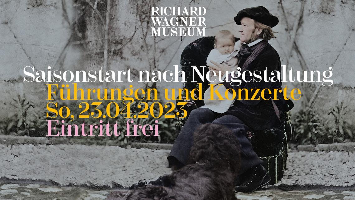 Das Richard Wagner Museum öffnet am Sonntag, 23. April 2023 wieder seine Türen für die Öffentlichkeit.
