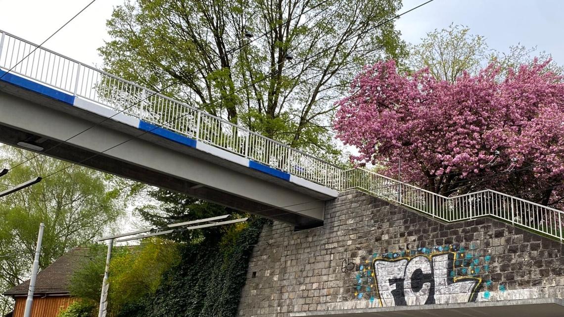 Luzerner Brücke neu gestrichen – Stadt sucht Vandalen