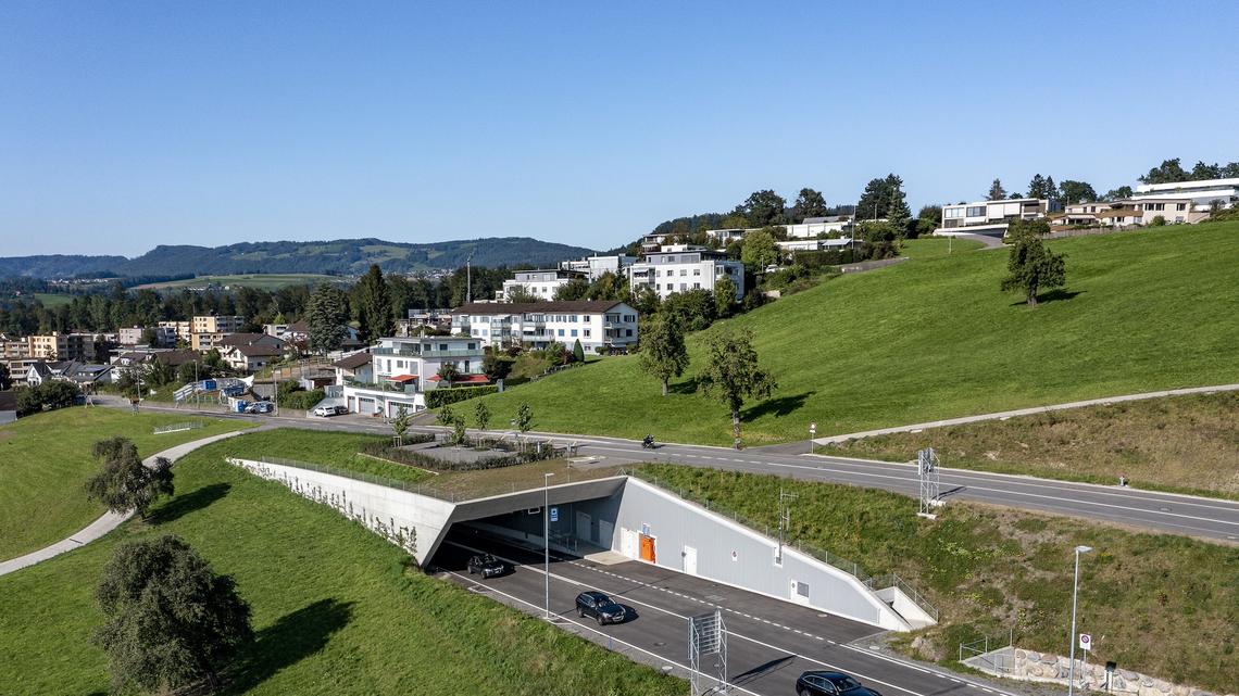 Darum wird der Geissbüel-Tunnel in Baar gesperrt