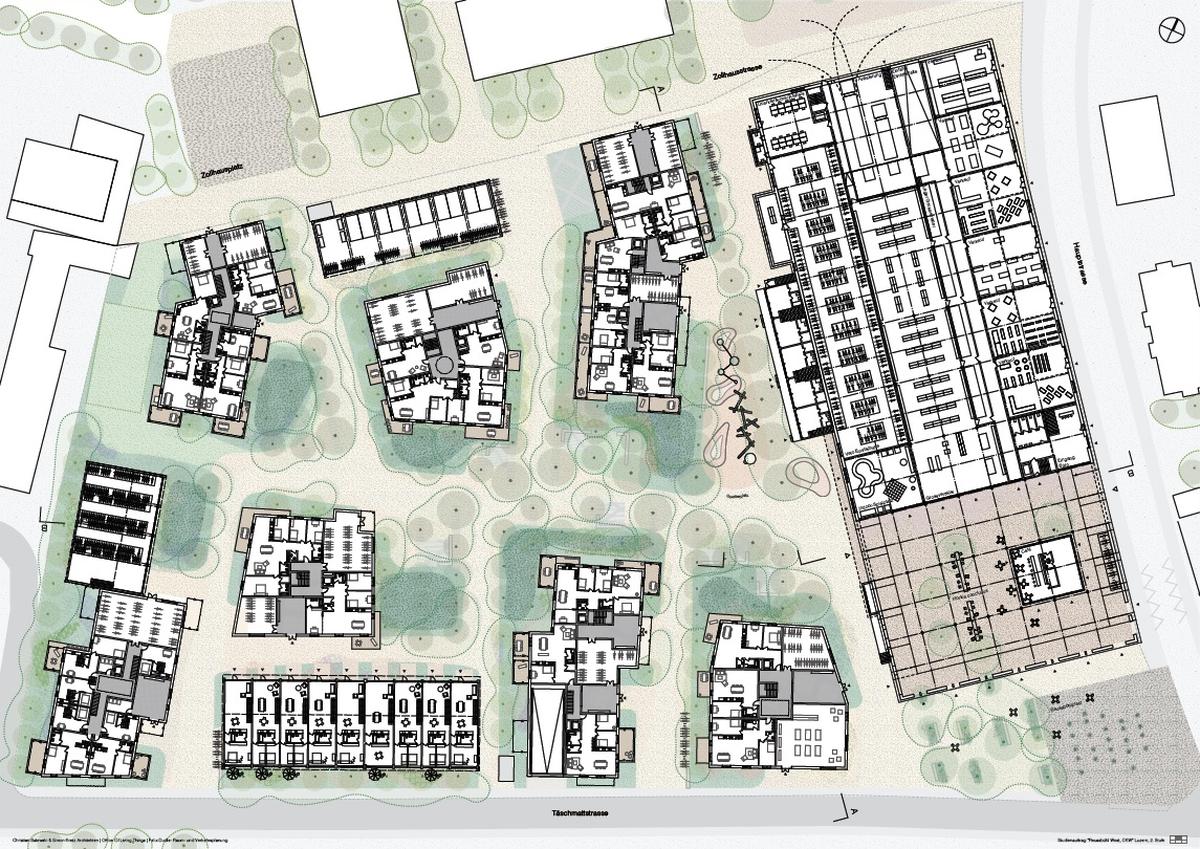 Das neue Quartier ist rund 27'000 Quadratmeter gross – primär entstehen Wohnungen.