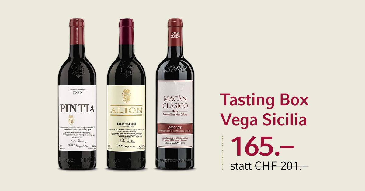 Gewinne eine Tasting Box «Vega Sicilia».