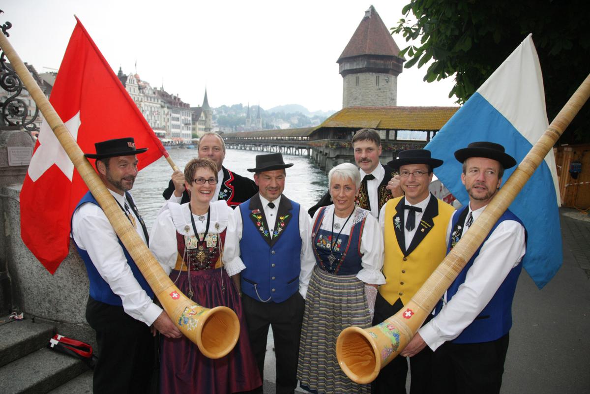 Luzern, 2008: So sah es aus beim letzten Eidgenössischen Jodlerfest in der Innerschweiz.