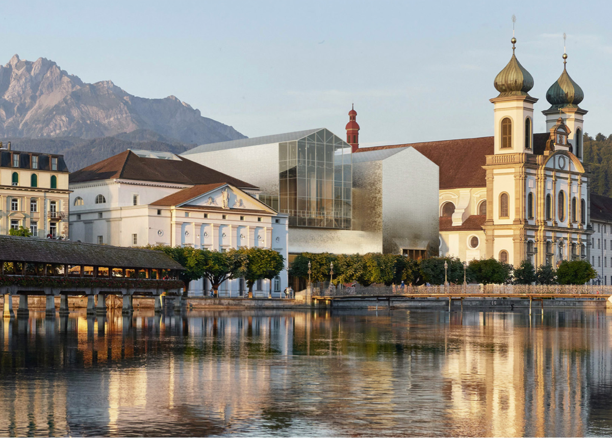 Neues Luzerner Theater zweiter Entwurf