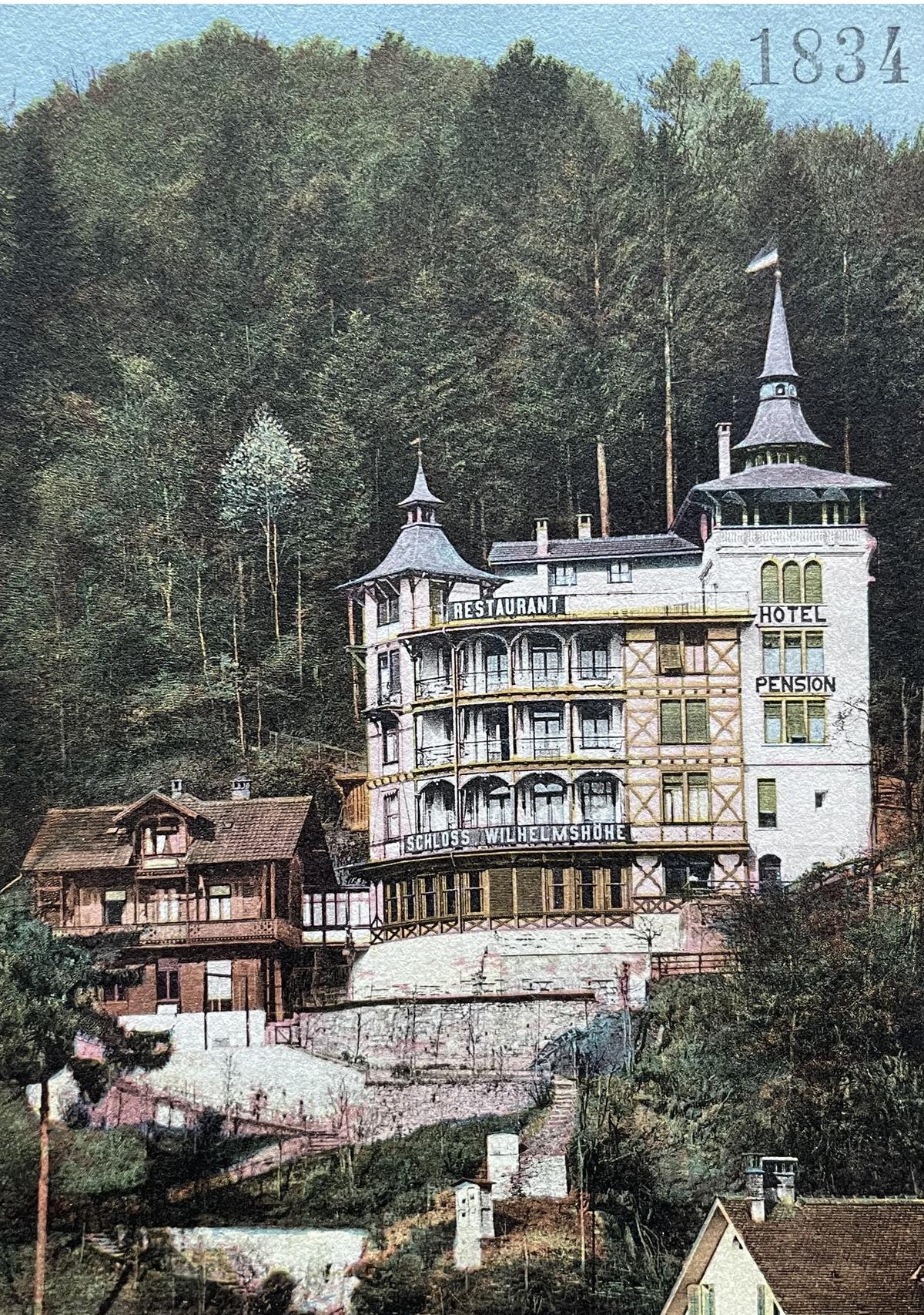 Pension Wilhelmshöhe um 1910.