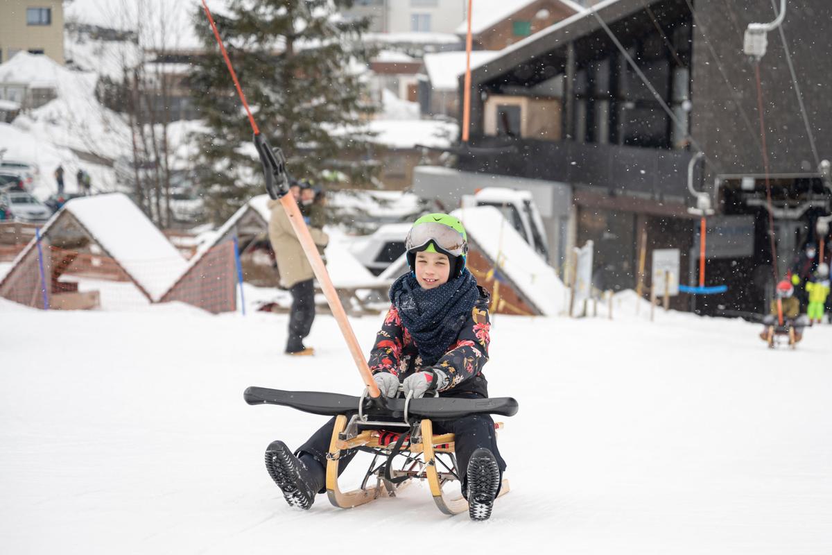 Das Skigebiet Brunni ist ideal für Familien.