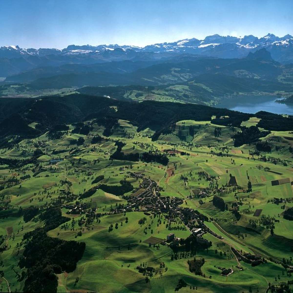 Luftbild Kanton Zug