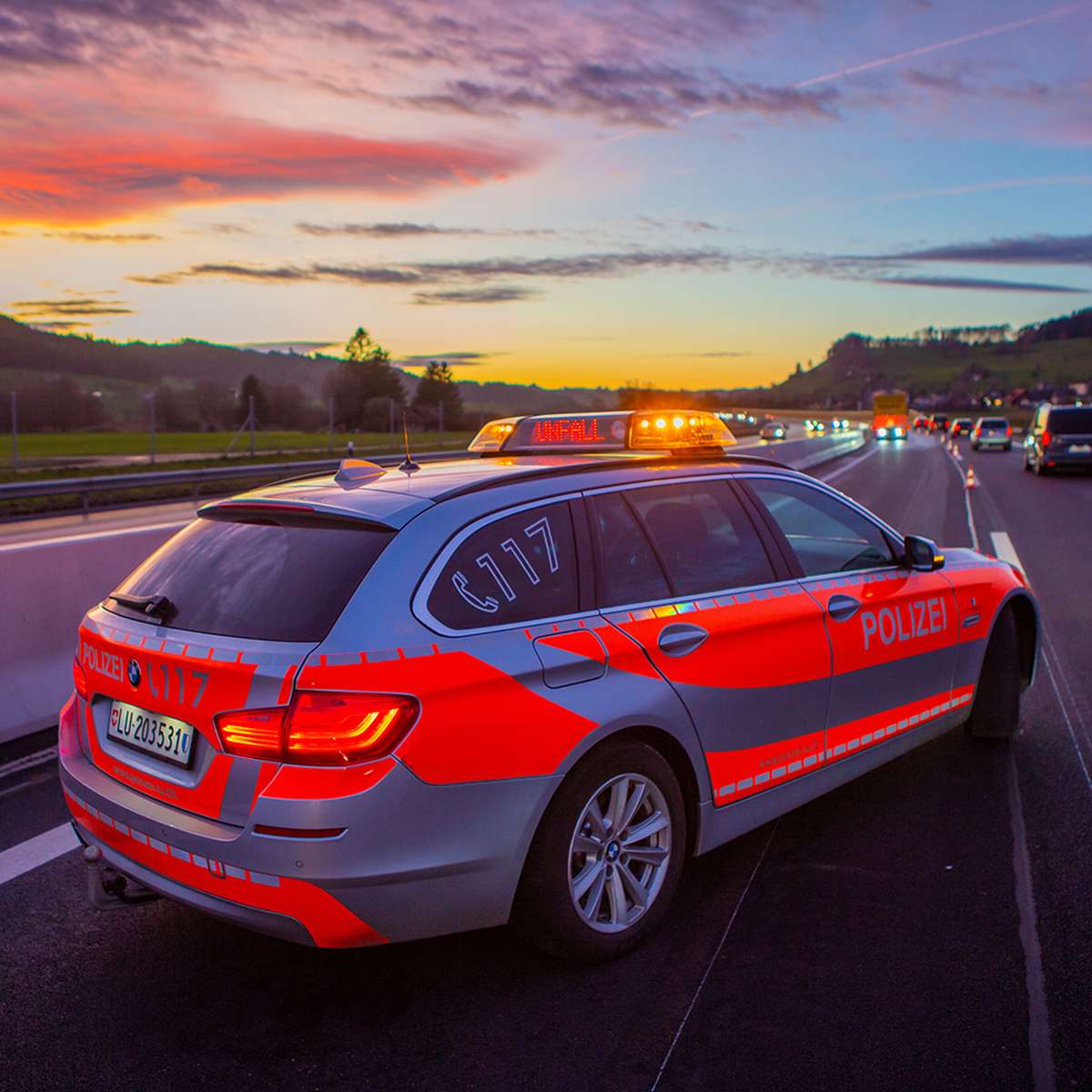 Luzerner Polizei auf erfolgreicher Autoposer-Jagd
