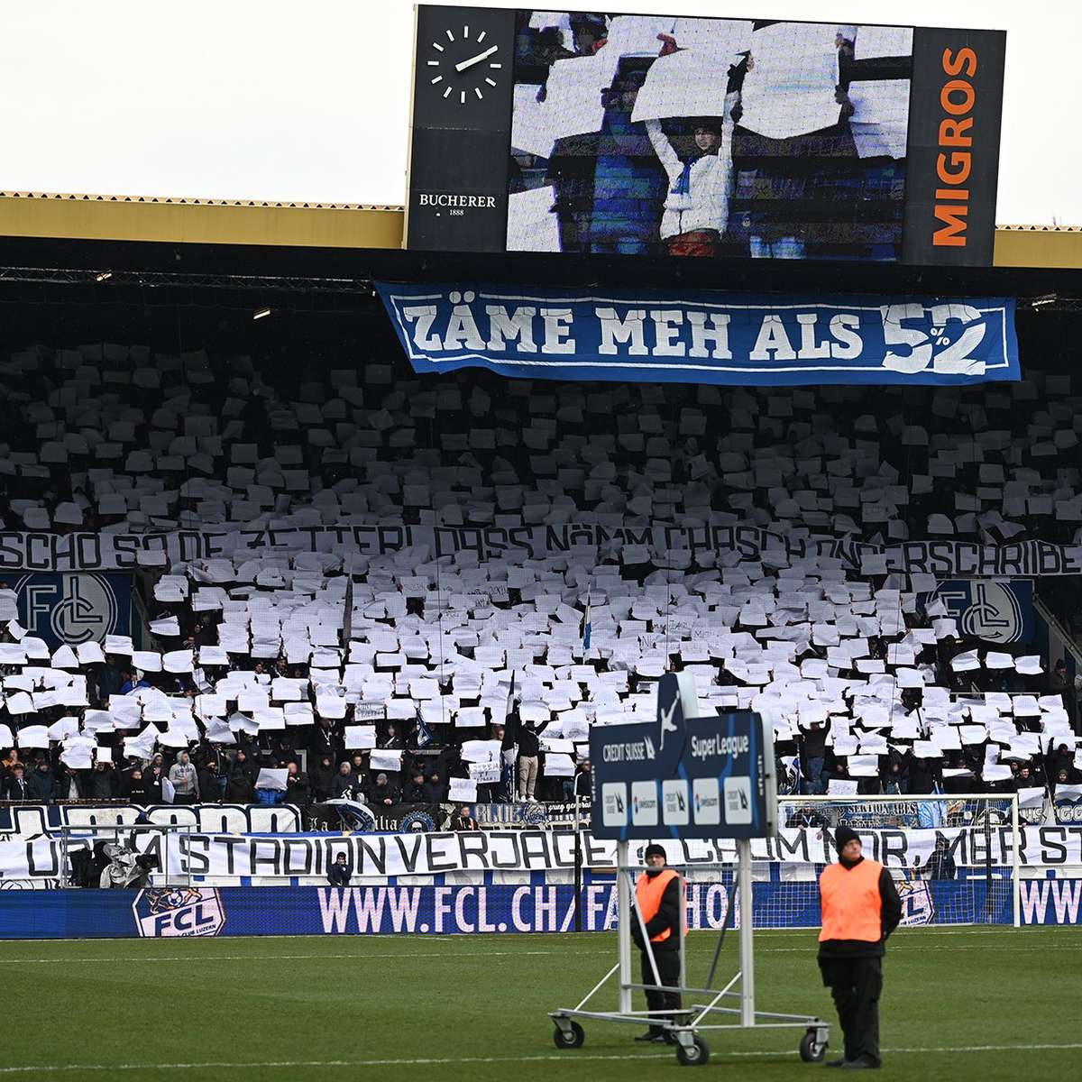 12'000 FCL-Fans setzen Zeichen gegen Alpstaeg