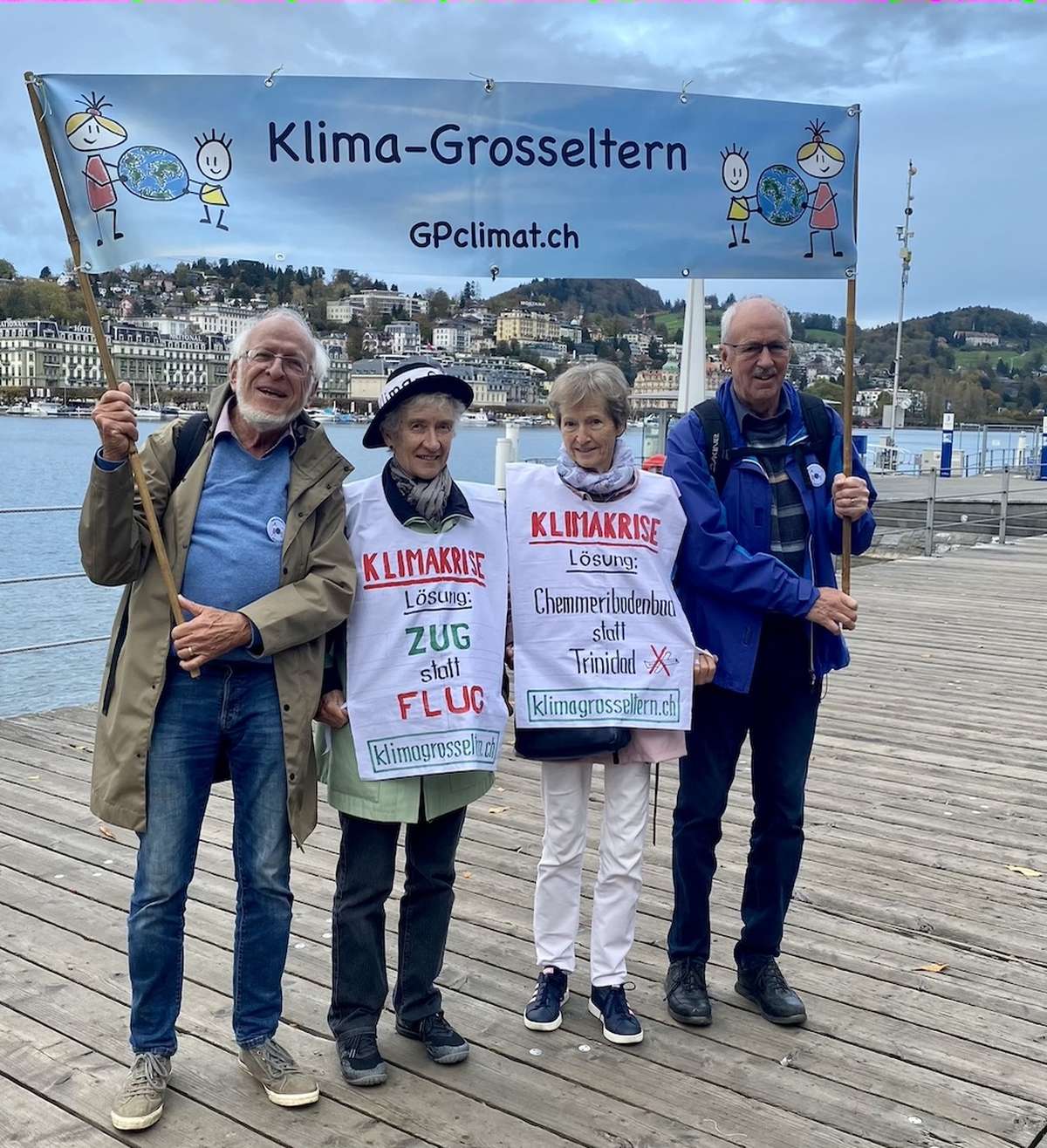 Wenn das Grosi plötzlich Klima-Transparente bastelt