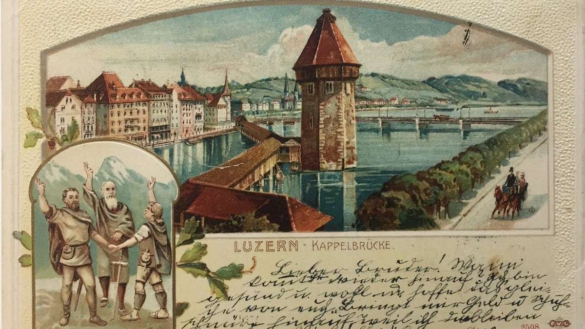 Diese Postkarten versandten Touristen früher aus Luzern