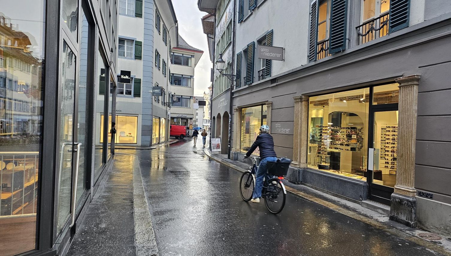 Luzerner Altstadt: Wo Velos Fussgängern ausweichen müssen