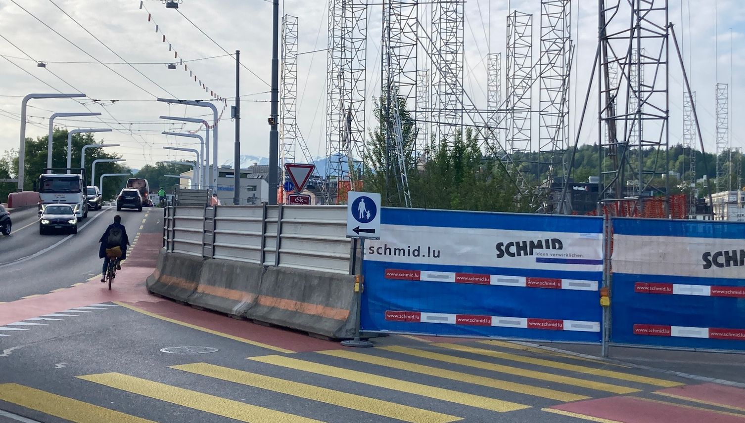 Luzern: Darum wird bei der Langensandbrücke gebaut