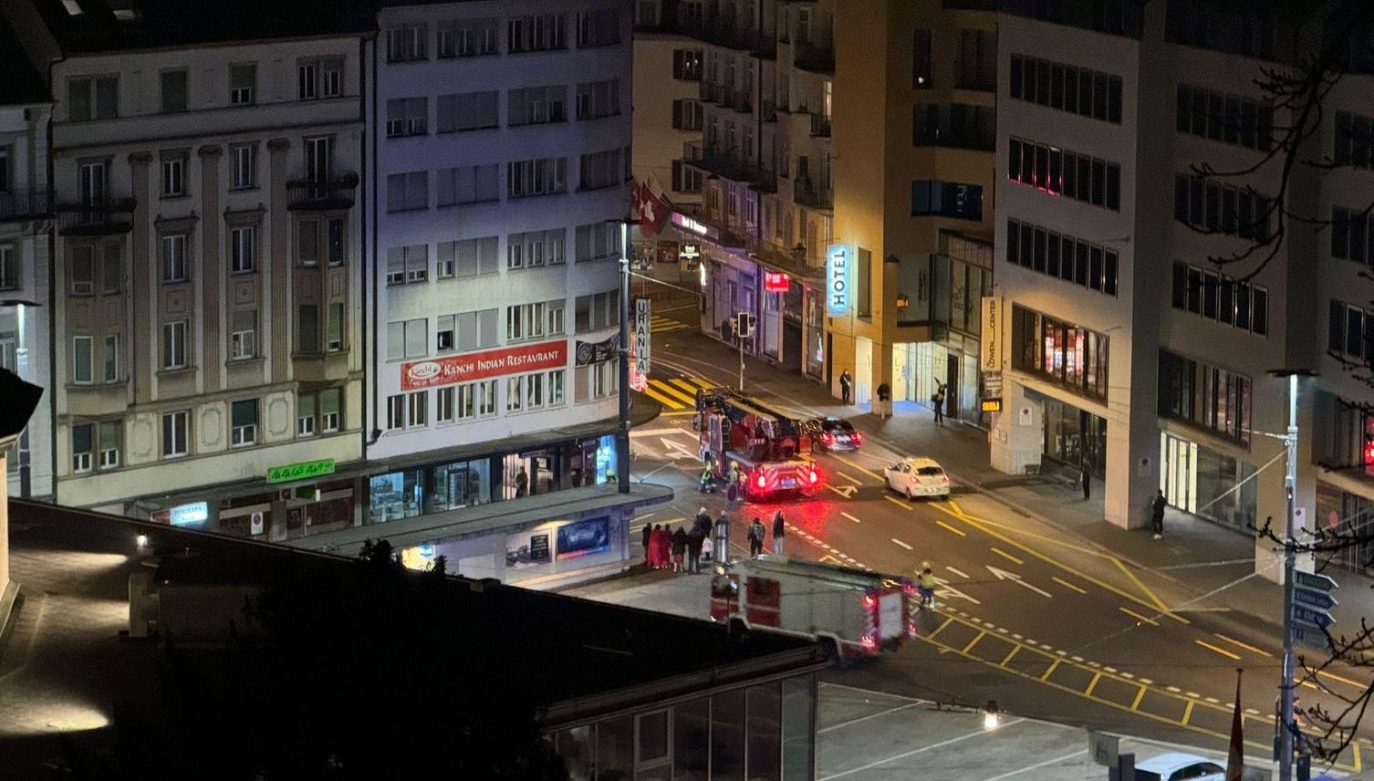 Brand in Luzern: Drei Personen im Spital