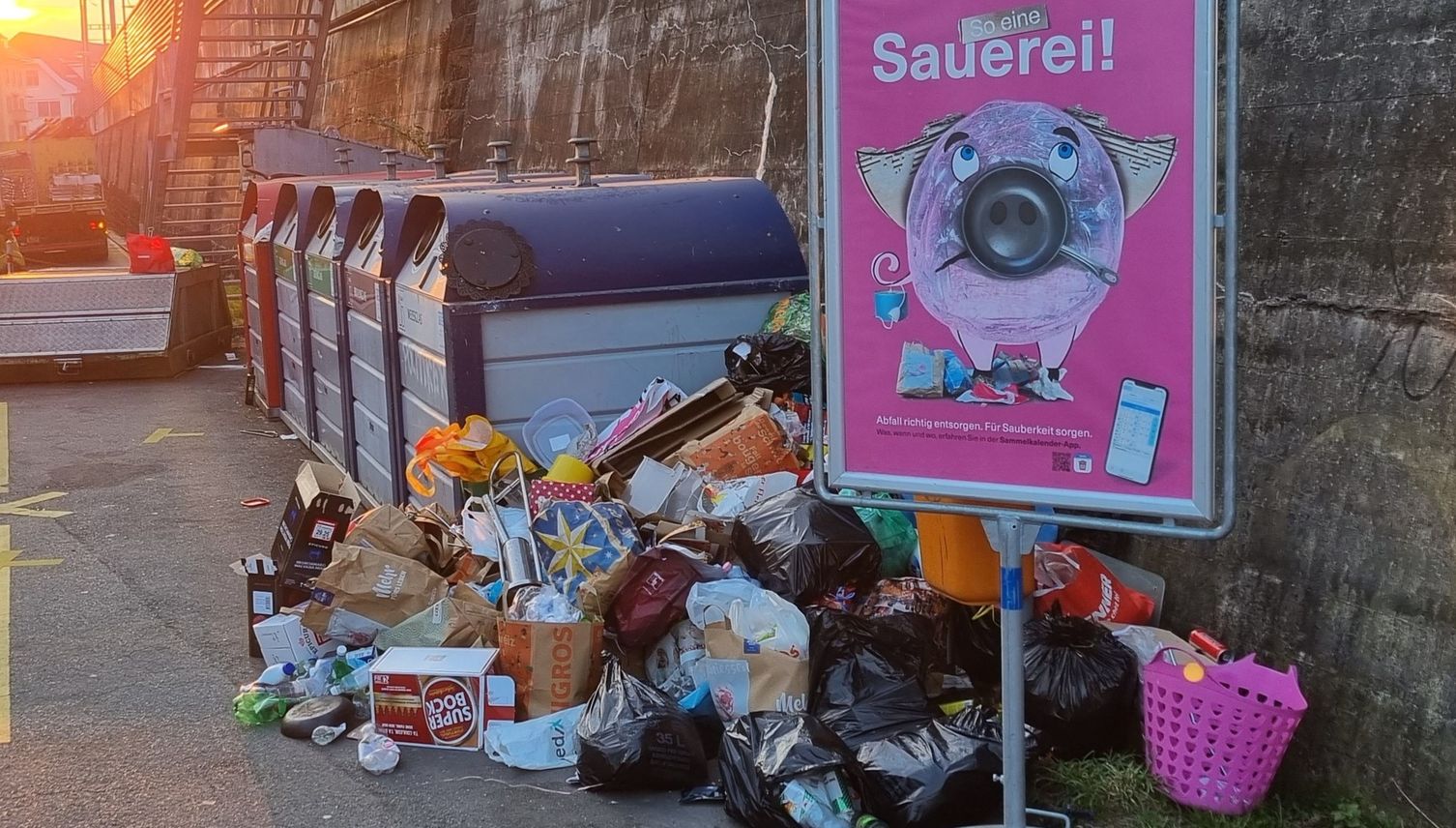 «So eine Sauerei»: Stadt Luzern ärgert sich über Müll