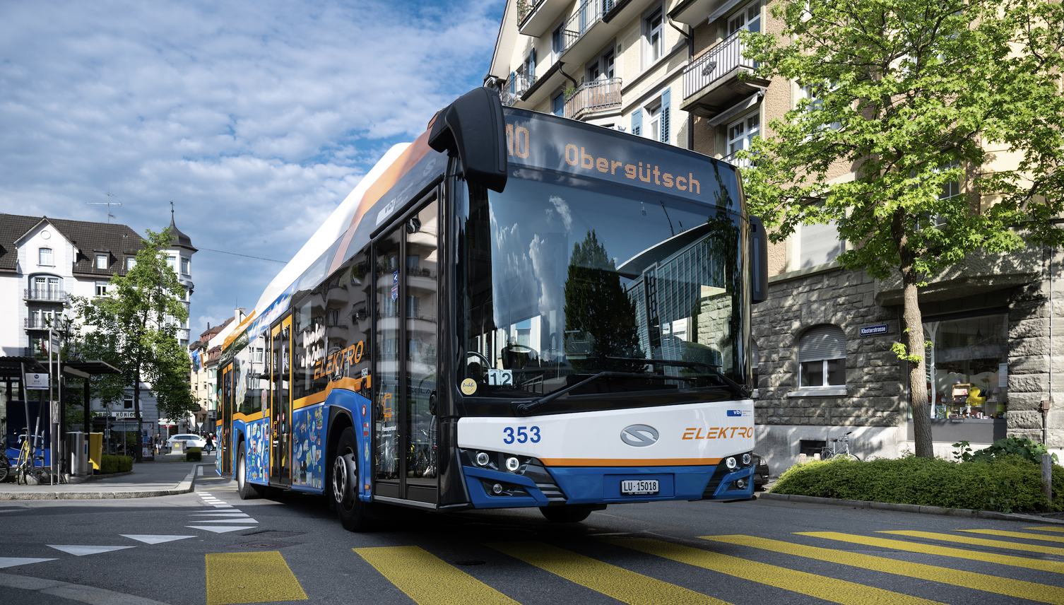 Der Verkehrsverbund Luzern schafft elf neue E-Busse an