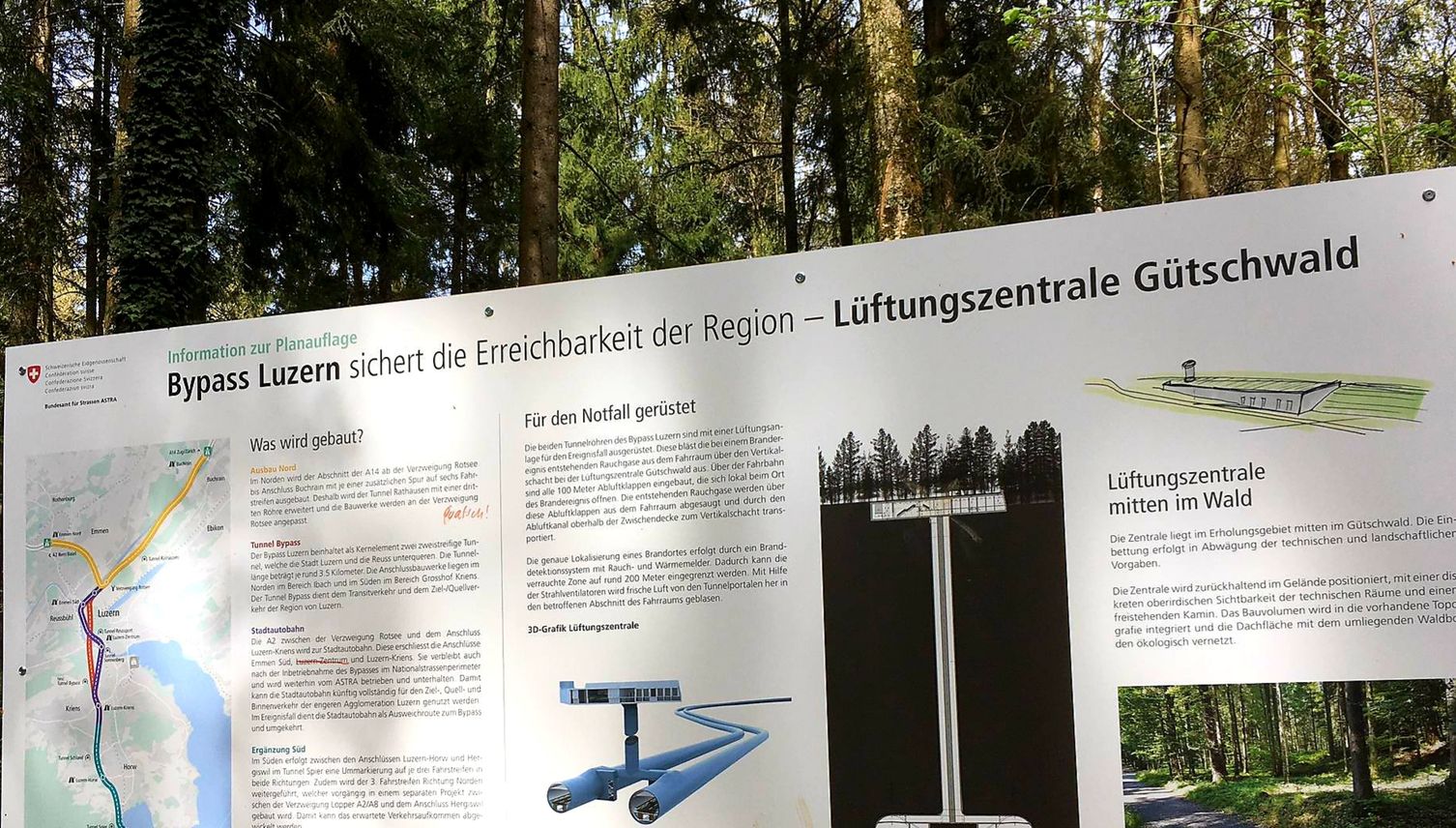 Luzerner Bypass: Die Wundertüte vom Gütschwald