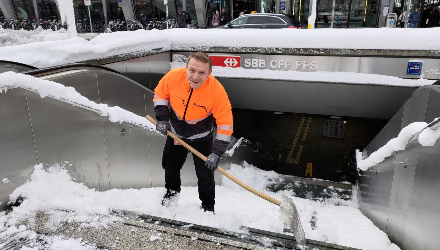 Luzern arbeitet Schneechaos auf – ab 16 Uhr wurde es schwierig