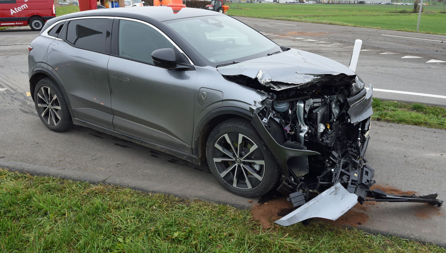 Unfall in Buttisholz fordert eine verletzte Person