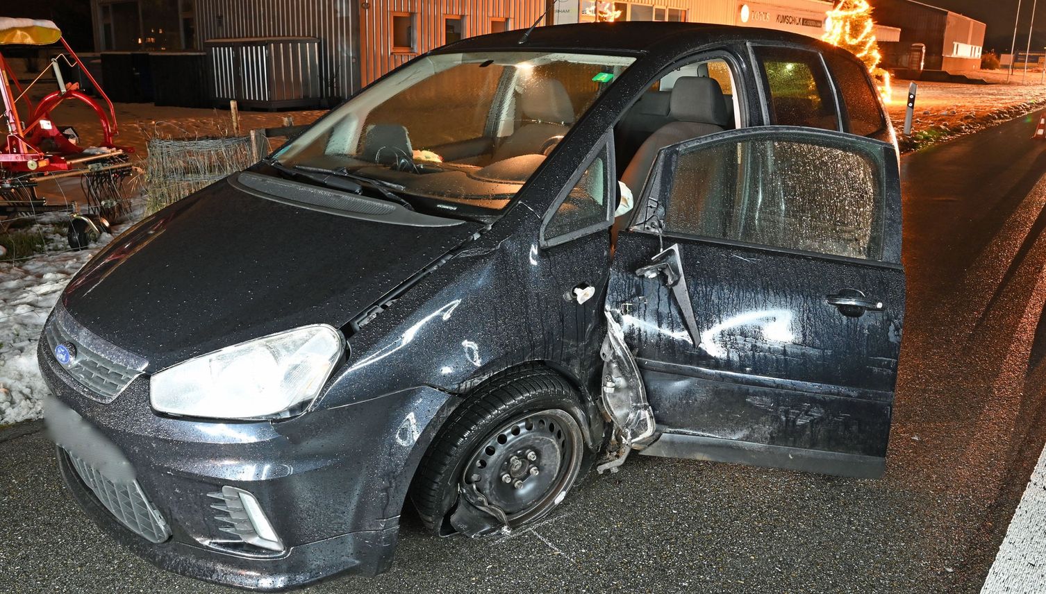 Unfall: Betrunkener Autofahrer gerät auf Gegenfahrbahn