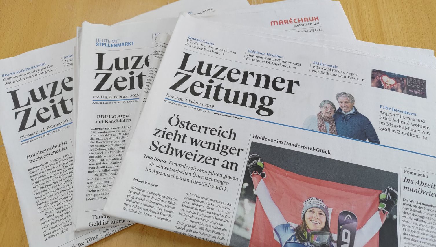Erscheint «Luzerner Zeitung» bald nur noch einmal pro Woche?