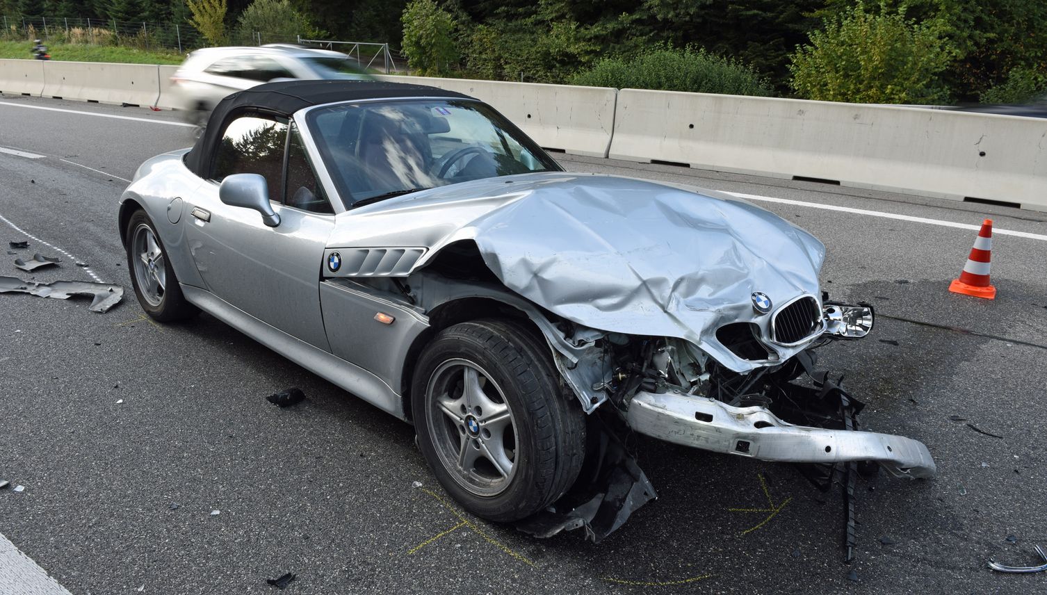 So kam es zum Unfall auf der Autobahn A2 bei Sursee