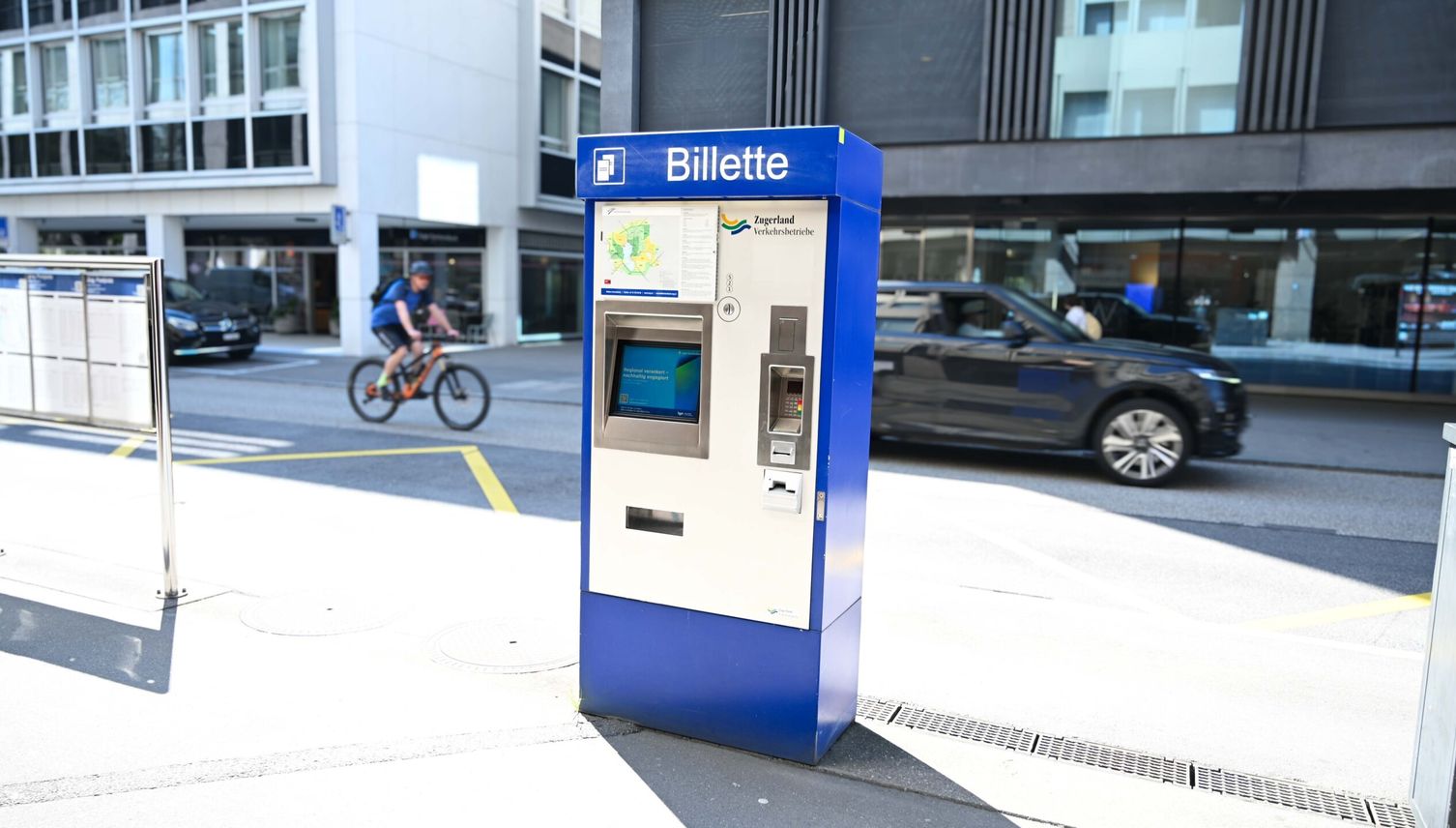 Zugerland Verkehrsbetriebe werfen ihre Automaten weg