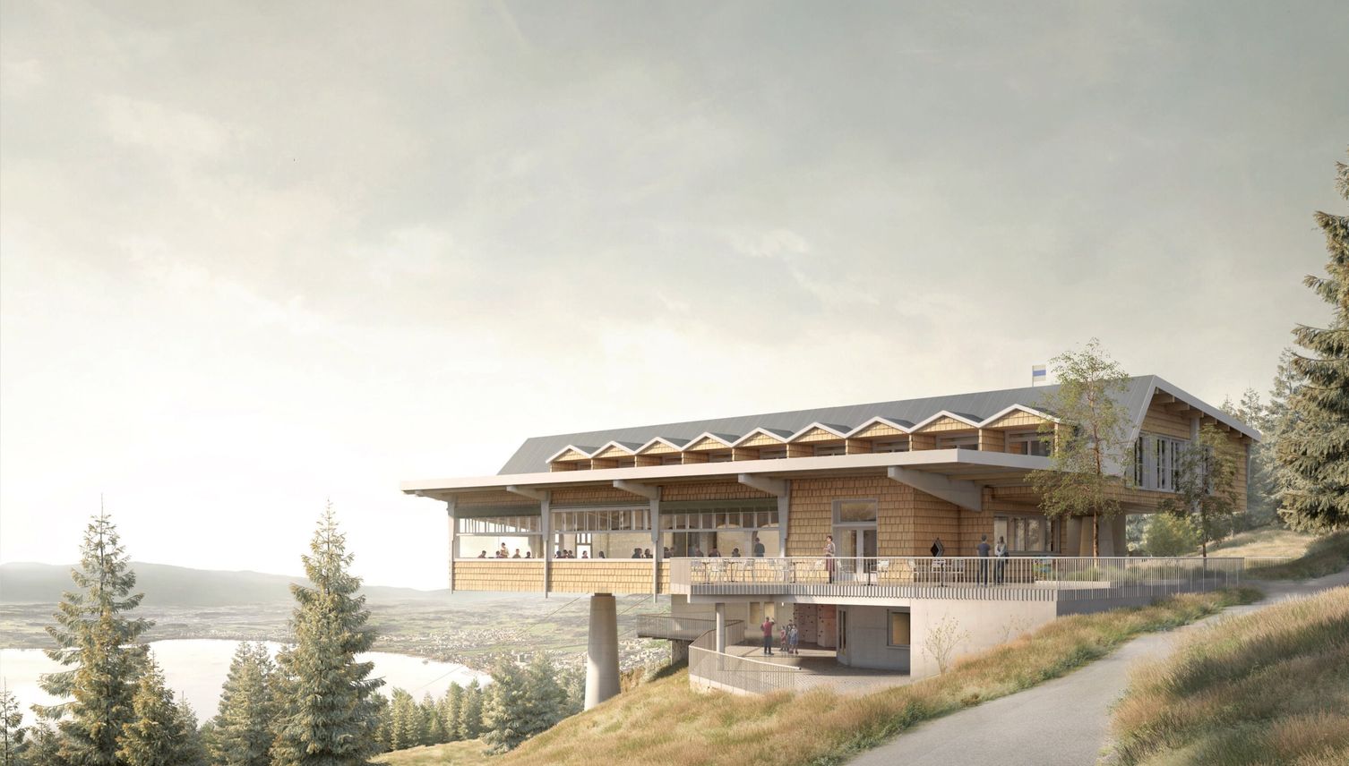 Zugerberg: So soll das neue Bergrestaurant aussehen