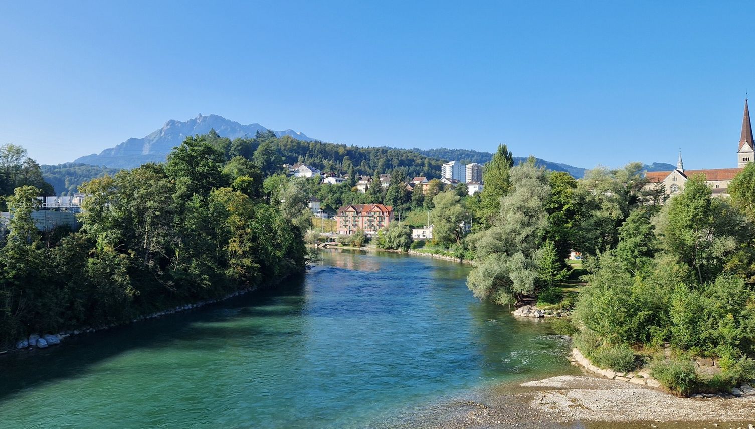 Neue Velobrücke über Reuss: Hier könnte sie hinkommen