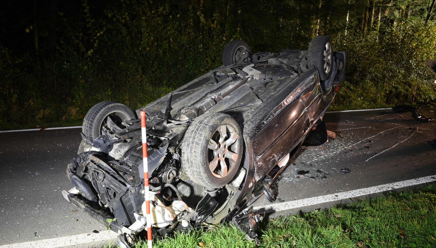 Lenkerin bei Unfall in Urswil leicht verletzt