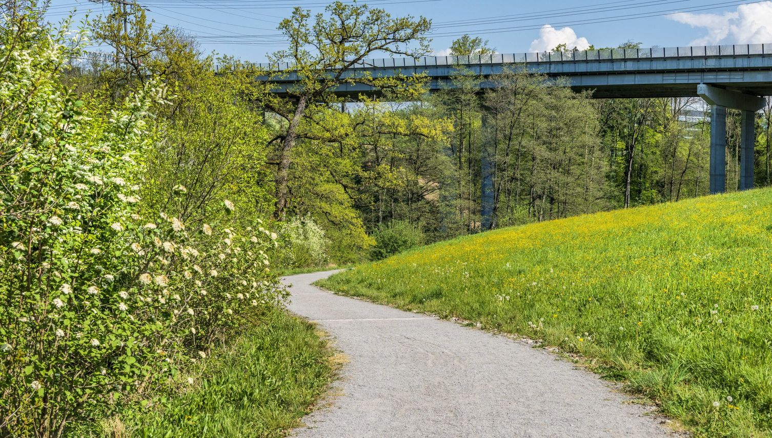 Lorzenweg wegen Bau der Umfahrung gesperrt